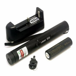 Đèn pin Laser Laze MV – 303 (Đen) tặng pin sạc và sạc
