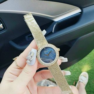ĐỒNG HỒ DlOR LƯỚI NỮ VÀNG