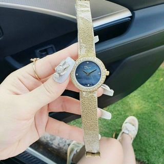 ĐỒNG HỒ DlOR LƯỚI NỮ VÀNG