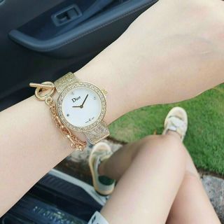 ĐỒNG HỒ DlOR LƯỚI NỮ VÀNG