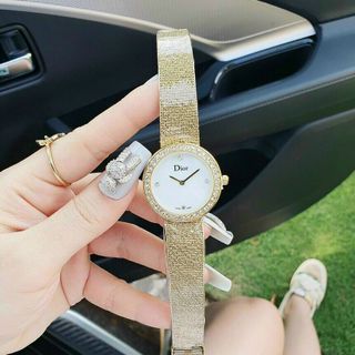 ĐỒNG HỒ DlOR LƯỚI NỮ VÀNG