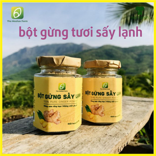 Bột Gừng Sấy Lạnh 40g The Moshav Farm thải độc– phòng cảm cúm