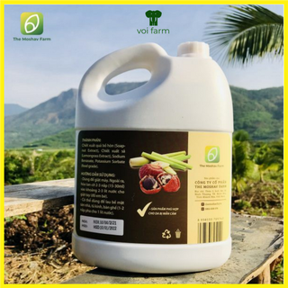 Nước Giặt Quần Áo Bồ Hòn The Moshav Farm 3700ml