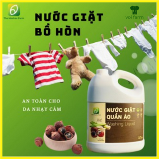 Nước Giặt Quần Áo Bồ Hòn The Moshav Farm 3700ml