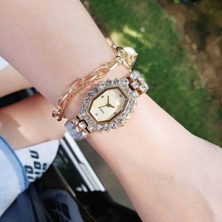 ĐỒNG HỒ THỜI TRANG NỮ ĐÁ MÀU XINH XINH