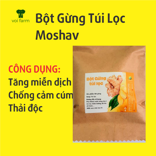 Bột Gừng Túi Lọc The Moshav Farm 6 túi lọc / gói