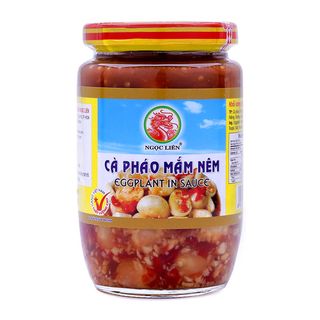 Cà Pháo Mắm Nêm Ngọc Liên hủ thủy tinh 400g Thùng 24 hủ
