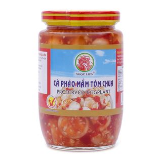 Cà Pháo Mắm Tôm Chua Ngọc Liên hủ thủy tinh 400g Thùng 24 hủ