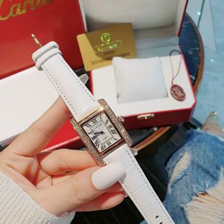 ĐỒNG HỒ CARTlER DA NỮ TRUNG CẤP ĐỦ MÀU