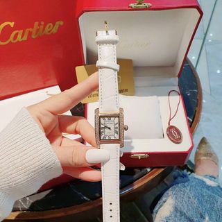 ĐỒNG HỒ CARTlER DA NỮ TRUNG CẤP ĐỦ MÀU