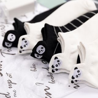 Combo 5 Đôi Vớ Thêu Hình Gấu Trúc