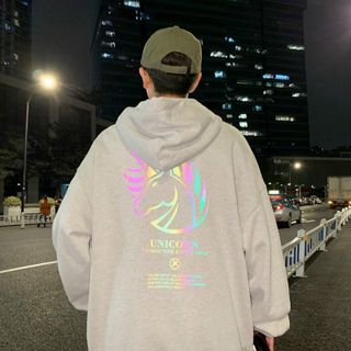 Áo Hoodie phản quang 7 màu UNICORN