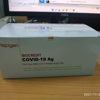 Bộ test nhanh covid 19 BIOCREDIT Hàn Quốc (20 bộ/hộp) giá sỉ