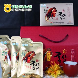 [Chính hãng] Nước Hồng sâm Hàn Quốc 6 năm tuổi - Chuncheon Bio - Hộp 30 gói x 100ml