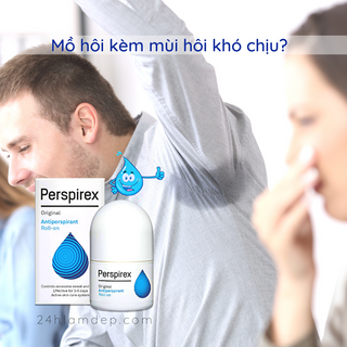 Lăn nách Perspirex Original – Lăn khử mùi hôi và ngăn tiết mồ hôi loại mạnh vừa