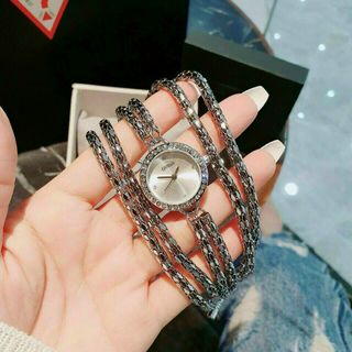 ĐỒNG HỒ GEESS LẮC NỮ SỢI BẠC