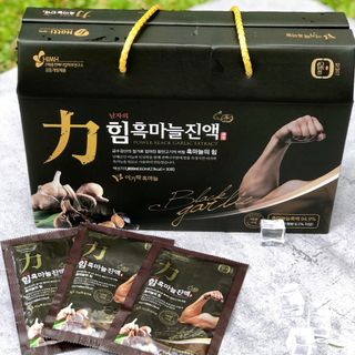 [Chính hãng] Nước uống tỏi đen Hatti Hàn Quốc - Hộp 30 gói x 60ml