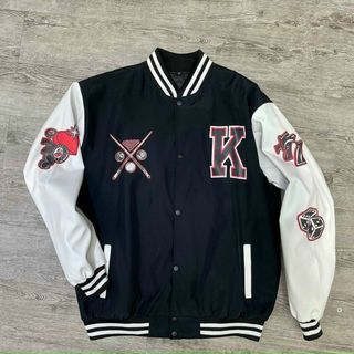 Áo khoác dù bomber logo K trẻ trung, năng động