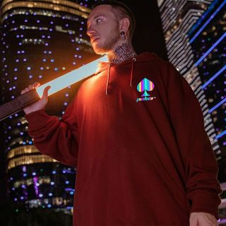 Áo Hoodie phản quang 7 màu POKER