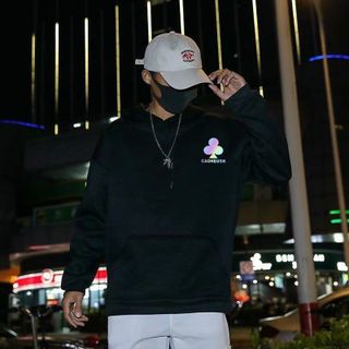 Áo Hoodie phản quang 7 màu POKER