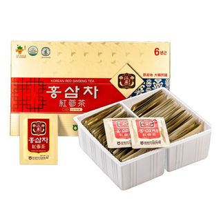 [Chính hãng] Trà Hồng sâm Hàn Quốc 6 năm tuổi - Hộp 100 gói x 3g