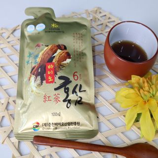 [Chính hãng] Nước Hồng sâm Hàn Quốc 6 năm tuổi - Chuncheon Bio - Hộp 20 gói x 100ml