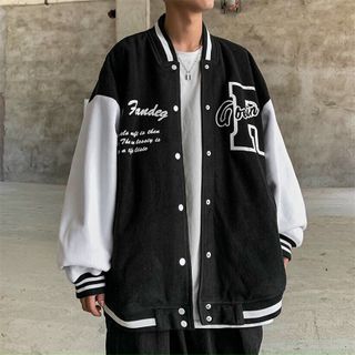 Áo khoác dù bomber logo R trẻ trung, năng động