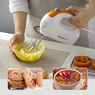 Máy Đánh Trứng Cầm Tay Netmego N38D 300W, 5 Cấp Độ, Vận Hành Êm Ái