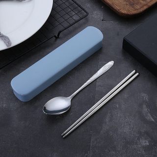 Bộ Đũa muỗng Inox Văn Phòng Du Lịch Cao Cấp Sang Trọng