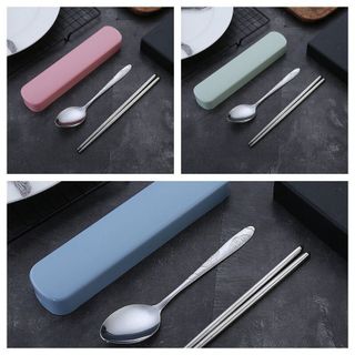 Bộ Đũa muỗng Inox Văn Phòng Du Lịch Cao Cấp Sang Trọng