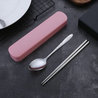 Bộ Đũa muỗng Inox Văn Phòng Du Lịch Cao Cấp Sang Trọng