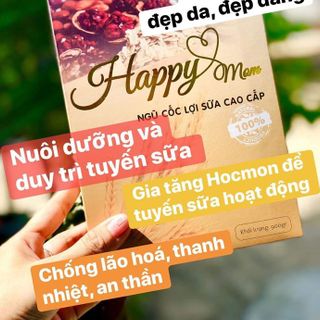 Ngũ cốc lợi sữa Happy Mom loại dành cho mẹ bầu và sau sinh ko thiếu quá nhiều sữa