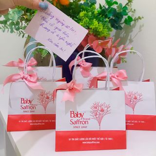 Túi giấy thương hiệu Baby Saffron