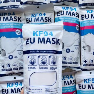 Khẩu Trang KF94 EU Mask - 10 cái/Túi - EU Mask - Kho HN