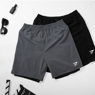 Quần short thể thao nam 2 lớp