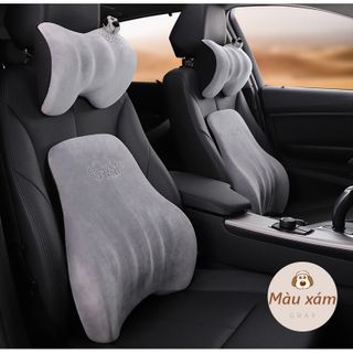 Bộ gối tựa cổ tựa lưng cao su non 626CL
