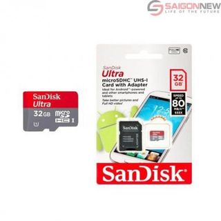 Thẻ Nhớ Micro SD 32GB Sandisk Class 10 giá sỉ