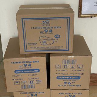 Khẩu trang y tế 4 lớp KF94 - Việt Đức (Loại đóng hộp)