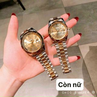 ĐỒNG HỒ ROLLEX COUPLE 2 LỊCH HOT