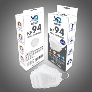 Khẩu trang y tế 4 lớp KF94 - Việt Đức (Loại đóng hộp)