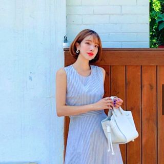 ĐẦM SỌC XANH BO EO