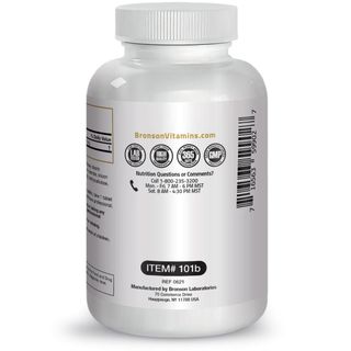 Organic Vitamin L - Lysine 500mg - 250 viên Mỹ - Ngừa mụn viêm da tăng sức đề kháng