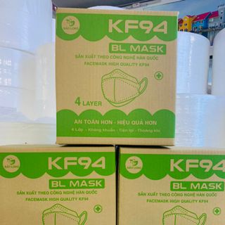 Khẩu trang 4D KF94 Bảo Long( thùng 300 cái)