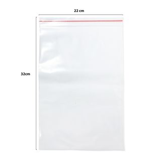 Túi zip chỉ đỏ loại dày đẹp dùng để gói thực phẩm, thuốc tây, hàng hóa, kín khí, nhiều kích thước