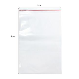 Túi zip chỉ đỏ loại dày đẹp dùng để gói thực phẩm, thuốc tây, hàng hóa, kín khí, nhiều kích thước