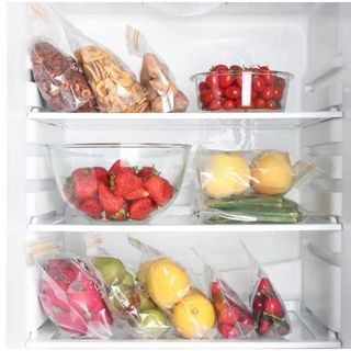 Túi zip chỉ đỏ loại dày đẹp dùng để gói thực phẩm, thuốc tây, hàng hóa, kín khí, nhiều kích thước