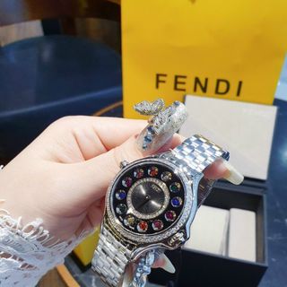 ĐỒNG HỒ FENDI NỮ VIỀN ĐÁ SIÊU CẤP