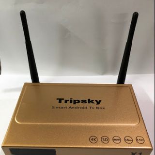 Tivi Box Thông Minh Tripsky X1 - 2 anten