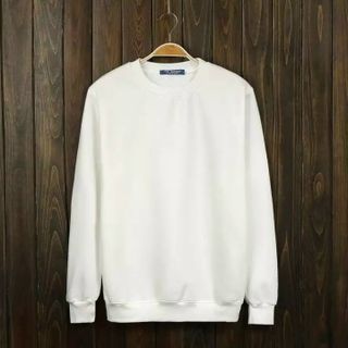 Áo sweater trơn chất poly