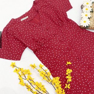 ĐẦM BI ĐỎ NÚT BỌC